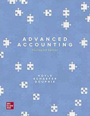 Advanced Accounting 14th Edition Joe Ben Hoyle, ISBN-13: 978-1260247824