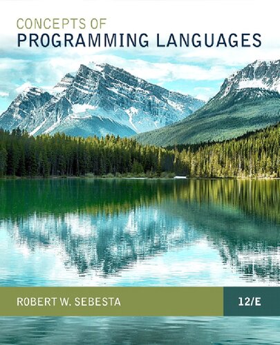 Concepts of Programming Languages (12th Edition) – eBook PDF