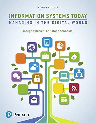 Information Systems Today: Managing the Digital World (8th Edition) – eBook PDF