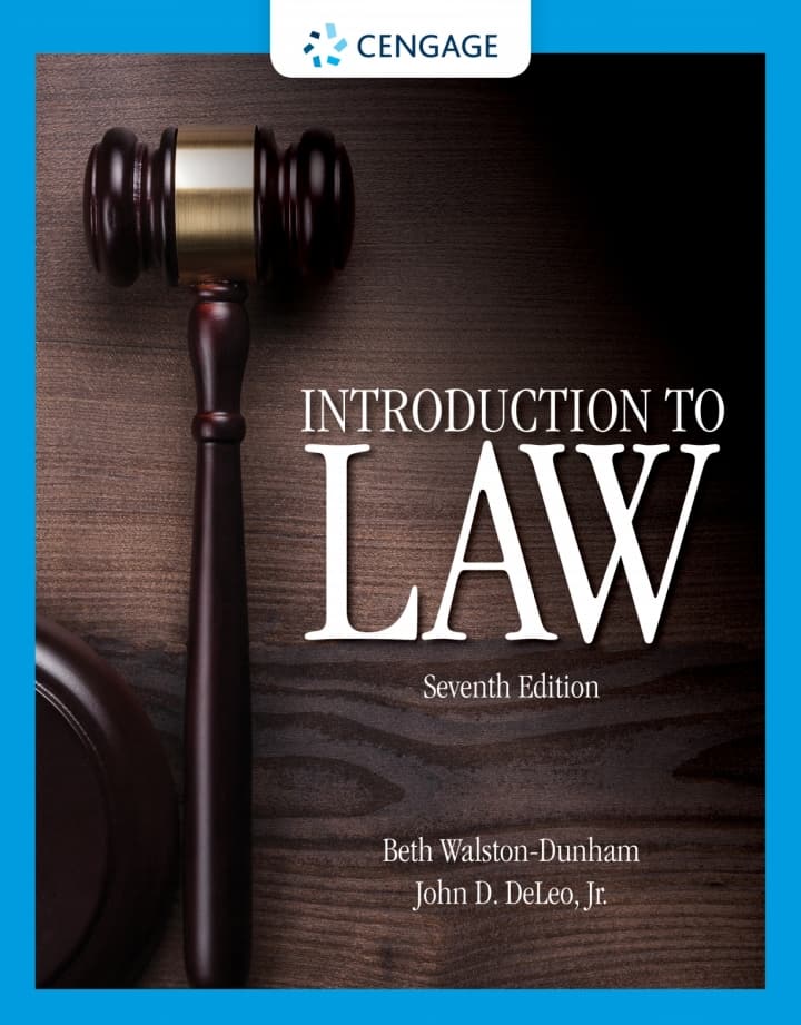 Introduction to Law (7th Edition) – eBook PDF