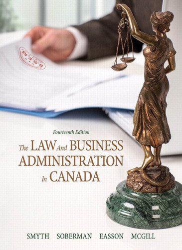 The Law and Business Administration in Canada (14th Edition) – eBook PDF